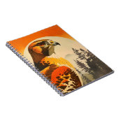 Carnet Portrait vintage du Cooper's Hawk (Côté Droit)