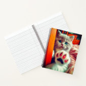 Carnet Portrait Vivant de Patte de Chat (Intérieur)