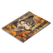 Carnet Portrait Wolf vintage (Côté gauche)