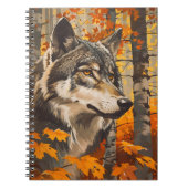 Carnet Portrait Wolf vintage (Devant)