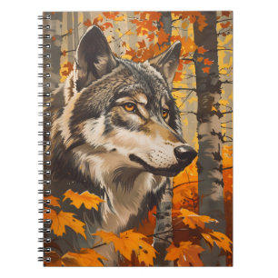Carnet Portrait Wolf vintage
