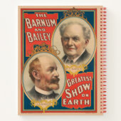 Carnet Portraits De P.T. Barnum Et J.A. Bailey (Dos)