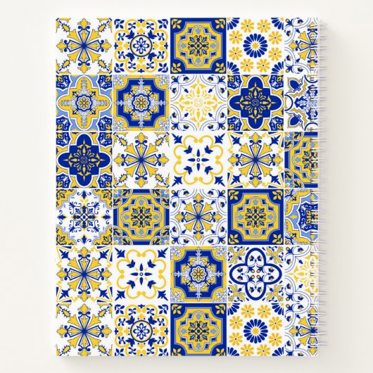 Carnet Portuguese Tiles Pattern  (Dos)