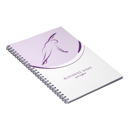 Carnet Pose de pliage latéral Pilates | Couleur (Côté Droit)