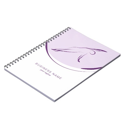 Carnet Pose de pliage latéral Pilates | Couleur (Côté gauche)