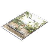 Carnet Pose de yoga de méditation Sérénité (Côté gauche)