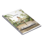 Carnet Pose de yoga de méditation Sérénité (Côté Droit)