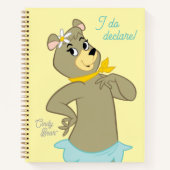 Carnet Pose Joueuse de Cindy Bear (Devant)