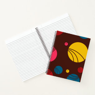 Carnet Positif, ludique, heureux, moderne, cercles cool a