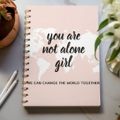 Carnet Positif Vous N'Êtes Pas Seul Citation Motivation F