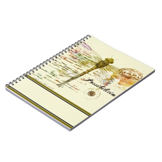 Carnet Possibilities dragonfly (Côté gauche)