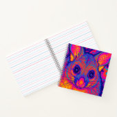Carnet possums australien psychédélique à queue touffue (Intérieur)