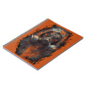Carnet Post Apocalyptic Gas Mask Toxic Grunge  (Côté gauche)