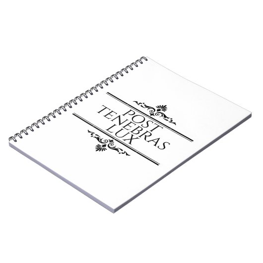 Carnet Post Tenebras Lux (Côté gauche)