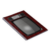 Carnet Poste TV de rétro cru (Côté Droit)