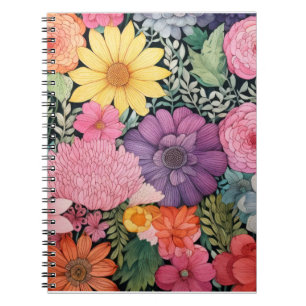 Carnet Poster arrière - plan rose printemps