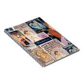 Carnet Poster d'art Vintage français Collage personnalisé (Côté Droit)