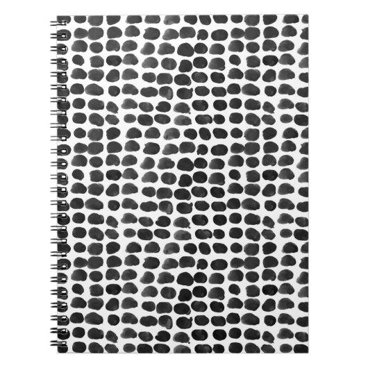 Carnet Poster de animal avec motif sans points (Devant)