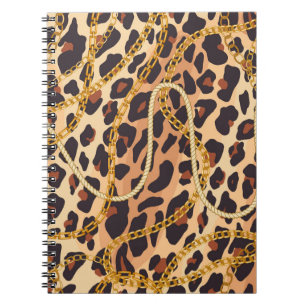 Carnet Poster de animal baroque, Conception Chaîne