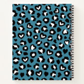 Carnet Poster de animal, Léopard Bleu, Zones de Cheetah,  (Dos)