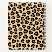 Carnet Poster de animal, Léopard Brown, Spots de guépard, (Dos)