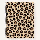 Carnet Poster de animal, Léopard Brown, Spots de guépard, (Devant)