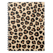 Carnet Poster de animal, Léopard Brown, Spots de guépard, (Devant)