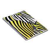 Carnet Poster de animal Zebra Stripes (Côté Droit)