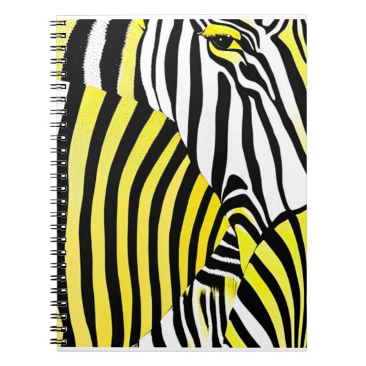 Carnet Poster de animal Zebra Stripes (Devant)