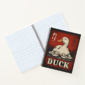 Carnet Poster de canard et canettes - Mère mignonne et bé (Intérieur)