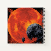 Carnet Poster de cimetière galactique, Macs 2129-1. (Dos)