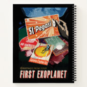 Carnet Poster de l'espace rétro - Exoplanet Discovery 51  (Dos)