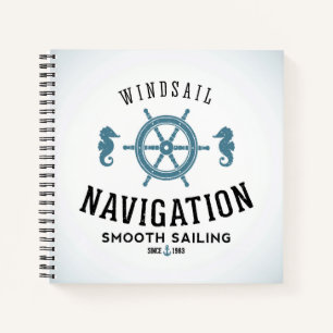 Carnet Poster de navigation de voile