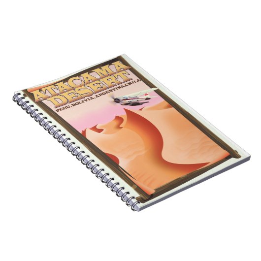 Carnet Poster de voyage Atacama Desert Adventure. (Côté Droit)