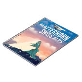 Carnet poster de voyage des Alpes suisses Matterhorn (Côté gauche)