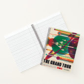 Carnet Poster de Voyage Espace Rétro - Système Solaire Gr (Intérieur)