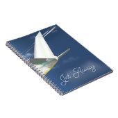 Carnet Poster de voyage Jet Away. (Côté Droit)