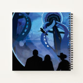 Carnet Poster de voyage Retro Space - Jupiter's Moon Euro (Dos)