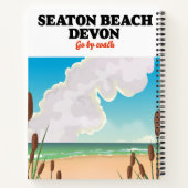 Carnet Poster de voyage Seaton Beach Dorset (Dos)