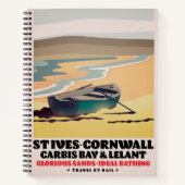 Carnet Poster de voyage St Ives Cornwall (Devant)