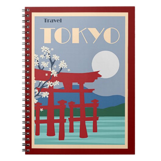 Carnet Poster de voyage Tokyo (Devant)