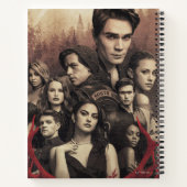Carnet Poster du crâne de cerfs de Riverdale (Dos)