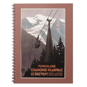 Carnet Poster du funiculaire Le Brevent