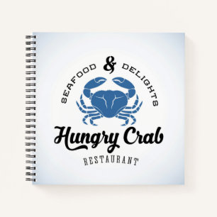 Carnet Poster du restaurant de crabe affamé