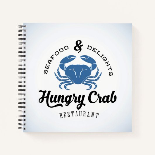 Carnet Poster du restaurant de crabe affamé (Devant)