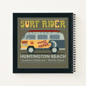 Carnet Poster du Rider Huntington Beach (Dos)