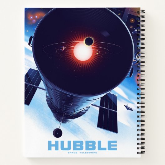 Carnet Poster du télescope spatial Hubble. (Dos)