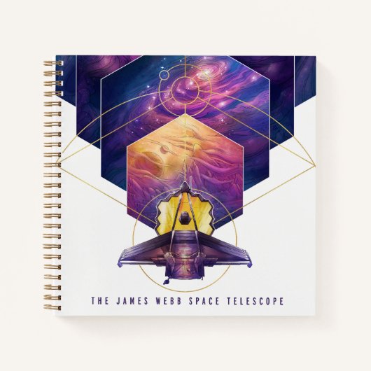Carnet Poster du télescope spatial James Webb. (Devant)