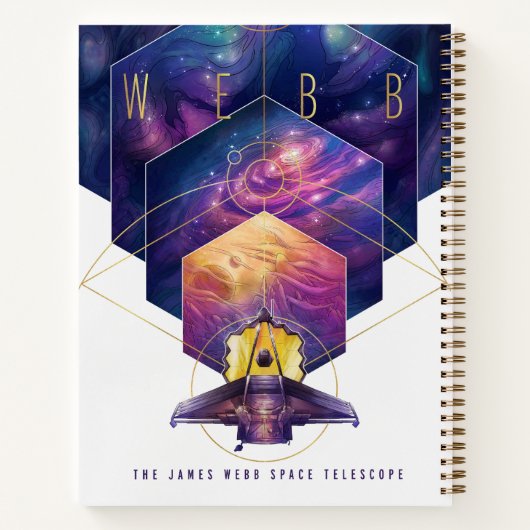 Carnet Poster du télescope spatial James Webb. (Dos)