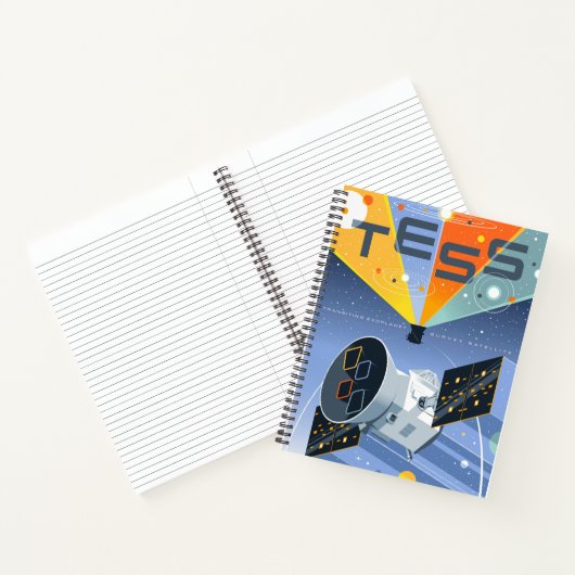 Carnet Poster du télescope spatial Tess. (Intérieur)